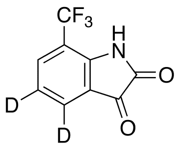 7-(Trifluoromethyl)-1H-indole-2,3-dione-d2 - image 1