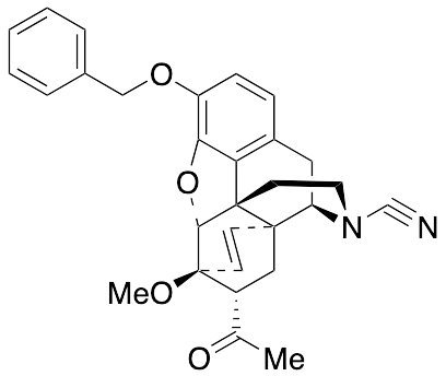 (4R,4aR,7R,7aR,12bS,14S)-14-Acetyl-9-(benzyloxy)-7-methoxy-1,2,7,7a-tetrahydro-7,4a-ethano-4,12-methanobenzofuro[3,2-e]isoquinoline-3(4H)-carbonitrile(Buprenorphine Impurity) - image 1