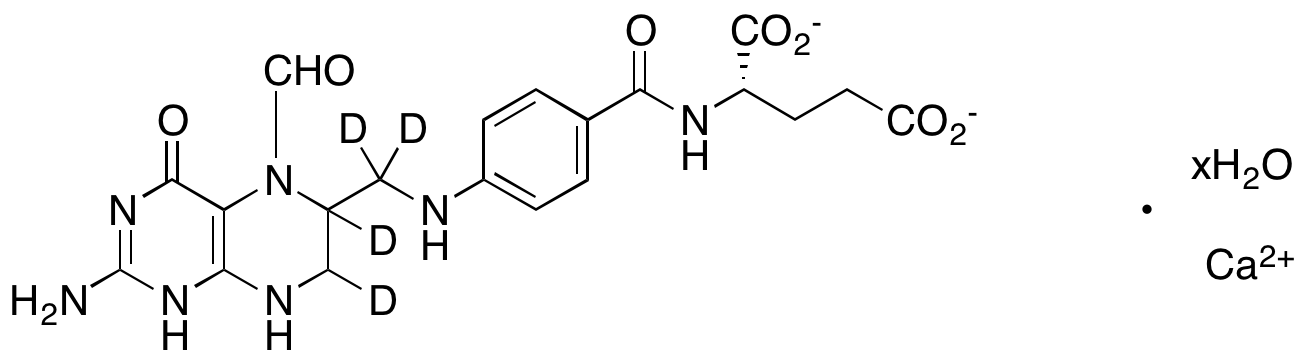 Leucovorin-d4 Calcium Salt Hydrate, > 90% - image 1