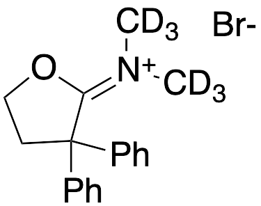 Dimethyl-d6-(tetrahydro-3,3-diphenyl-2-furylidene)ammonium Bromide - image 1
