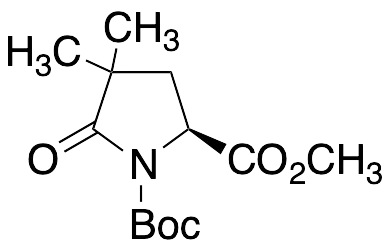 Methyl (2S)-1-(tert-butoxycarbonyl)-4,4-dimethylpyroglutamate - image 1
