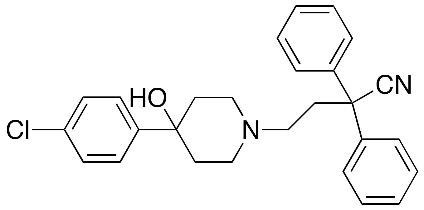 4-(4-Chlorophenyl)-4-hydroxy-Alpha,Alpha-diphenyl-1-piperidinebutanenitrile - image 1