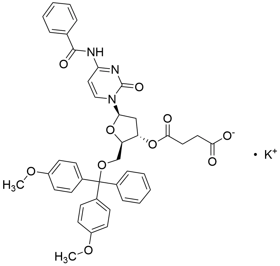 5′-O-[Dimethoxytrityl]-2′-deoxy-3′-(hemisuccinate)-N-benzoyl-Cytidine Potassium - image 1
