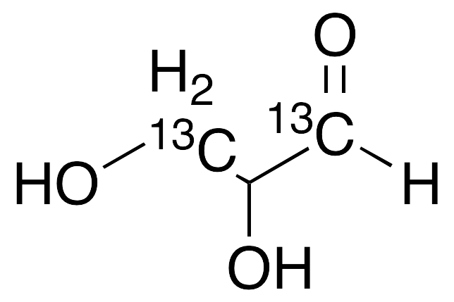 DL-Glyceraldehyde-1,3-13C2 (~ 0.1M Solution) (>85%) - image 1