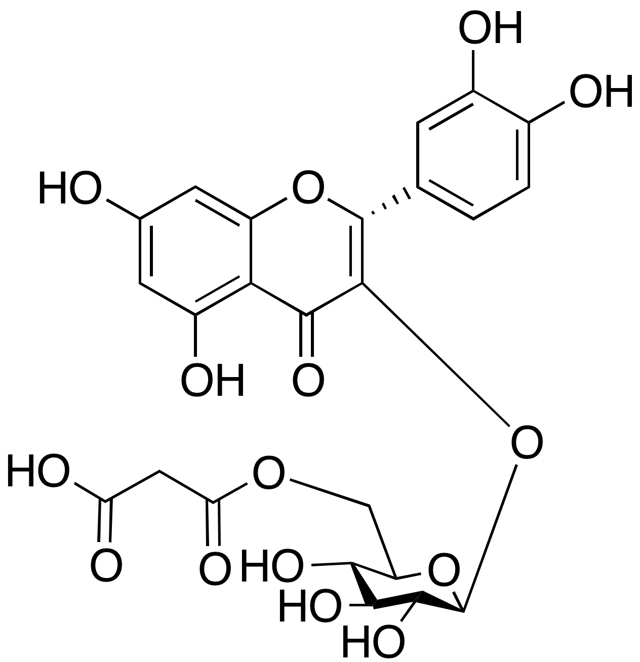 Quercetin 3-O-(6''-O-Malonyl)-b-D-glucoside - image 1