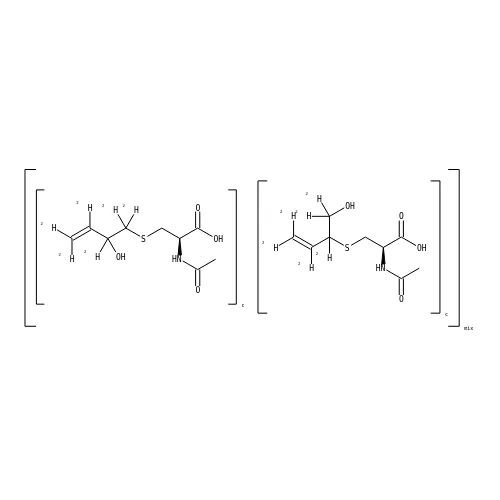 (R,S)-N-Acetyl-S-[1-(hydroxymethyl)-2-propenyl)-L-cysteine-d6 + (R,S)-N-Acetyl-S-[2-(hydroxymethyl)-3-propenyl)-L-cysteine-d6 (Mixture) - image 1