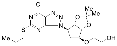 2-[[(3aR,4S,6R,6aS)-6-[7-Chloro-5-(propylthio)-3H-1,2,3-triazolo[4,5-d]pyrimidin-3-yl]tetrahydro-2,2-dimethyl-4H-cyclopenta-1,3-dioxol-4-yl]oxy]ethanol - image 1