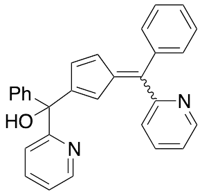 alpha-Phenyl-alpha-[3-(phenyl-2-pyridinylmethylene)-2,4-cyclopentadien-1-yl]-2-pyridinemethanol (E/Z mixture) - image 1