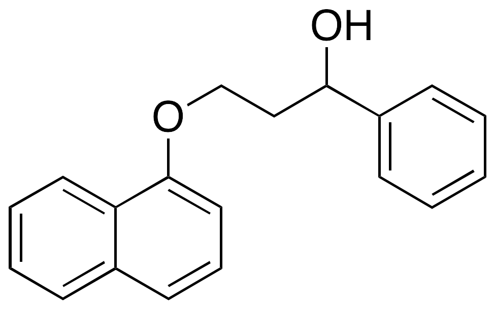 3-(1-Naphthalenyloxy)-1-phenyl-1-propanol - image 1