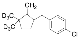 1-Chloro-4-[(3,3-dimethyl-2-methylenecyclopentyl)methyl]benzene-d6 - image 1