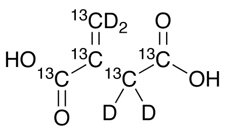 Itaconic Acid-13C5,d4 - image 1