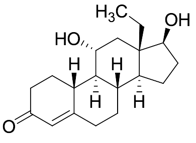 (8S,9S,10R,11R,13S,14S,17S)-13-Ethyl-11,17-dihydroxy-1,2,6,7,8,9,10,11,12,13,14,15,16,17-tetradecahydro-3H-cyclopenta[a]phenanthren-3-one - image 1