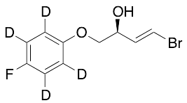 (2S,3E)-4-Bromo-1-(4-fluorophenoxy)-3-buten-2-ol-d4 - image 1
