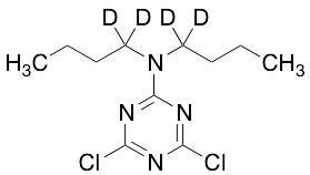 N,N-Dibutyl-4,6-dichloro-1,3,5-triazin-2-amine-d4 - image 1