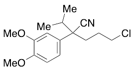 5-Chloro-2-(3,4-dimethoxyphenyl)-2-isopropylvaleronitrile - image 1