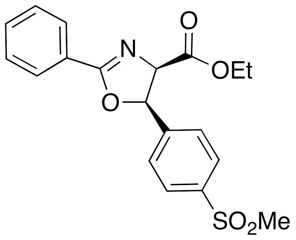 (4R-5R)-4,5-Dihydro-5-[4-(methylsulfonyl)phenyl]-2-phenyl-4-oxazolecarboxylic Acid Ethyl Ester - image 1