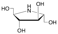 2,5-Dideoxy-2,5-imino-D-mannitol - image 1