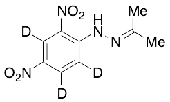 Acetone 2,4-Dinitrophenylhydrazone-d3 - image 1