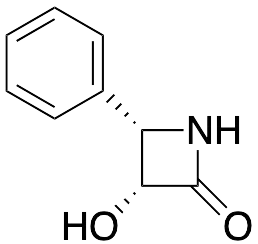 (3R,4S)-3-Hydroxy-4-phenyl-2-azetidinone - image 1