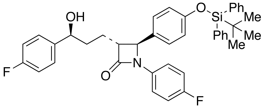 Ezetimibe Phenoxy tert-Butyldiphenylsilyl Ether - image 1