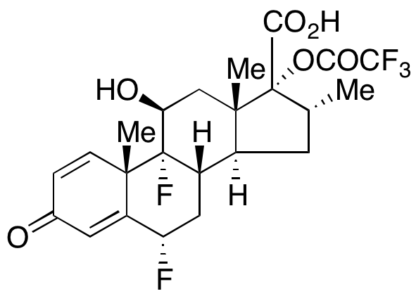17Alpha-Trifluoroacetoxyfuticasone 17Beta-Carboxylic Acid - image 1