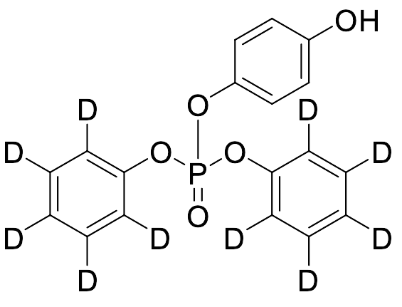 Diphenyl p-Hydroxyphenyl Phosphate-d10 - image 1