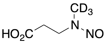 N-Nitroso-N-methyl-3-aminopropionic Acid-d3 - image 1