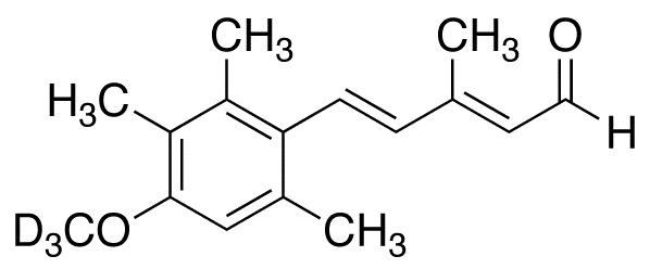 (4E)-5-(4-Methoxy-d3-2,3,6-trimethylphenyl)-3-methyl-2,4-pentadienal - image 1
