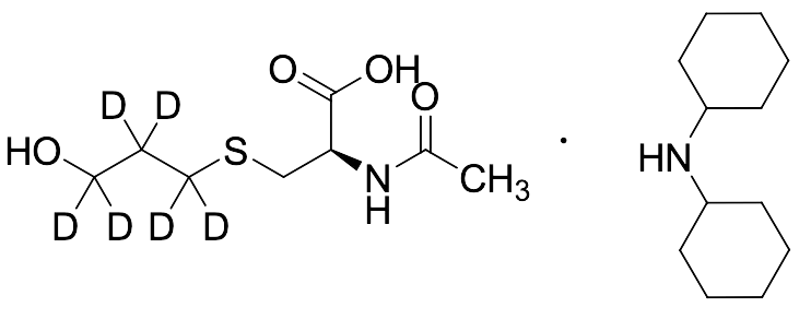 N-Acetyl-S-(3-hydroxypropyl-1,1,2,2,3,3-D6)cysteine, Dicyclohexylammonium Salt - image 1