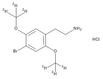 2,5-(Dimethoxy-d6)-4-bromophenethylamine Hydrochloride - image 1
