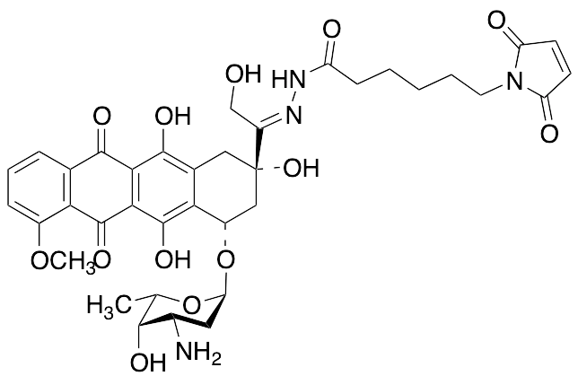 Doxorubicin-hydrazone-caproyl-maleimide - image 1