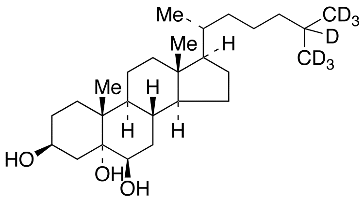 3Beta,5Alpha,6Beta-Trihydroxycholestane-d7 - image 1