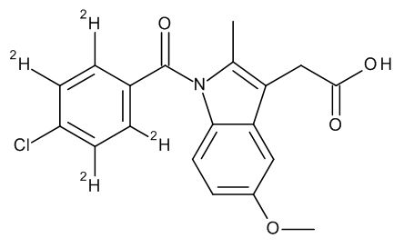 Indomethacin-d4 - image 1