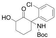 tert-Butyl (1-(2-Chlorophenyl)-3-hydroxy-2-oxocyclohexyl)carbamate - image 1