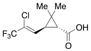(1R,3S)-3-[(1Z)-2-Chloro-3,3,3-trifluoro-1-propen-1-yl]-2,2-dimethylcyclopropanecarboxylic Acid - image 1