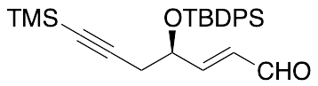(R,E)-4-((tert-Butyldiphenylsilyl)oxy)-7-(trimethylsilyl)hept-2-en-6-ynal - image 1