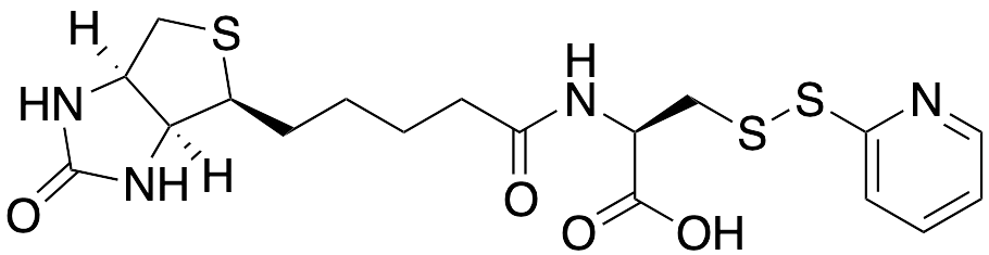 [5-[(3aS,4S,6aR)-Hexahydro-2-oxo-1H-thieno[3,4-d]imidazol-4-yl]-1-oxopentyl]-3-(2-pyridinyldithio)-L-alanine - image 1