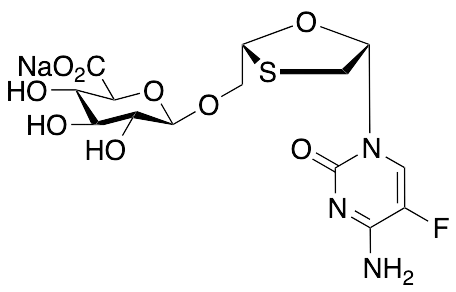 Emtricitabine O-Beta-D-Glucuronide Sodium Salt - image 1