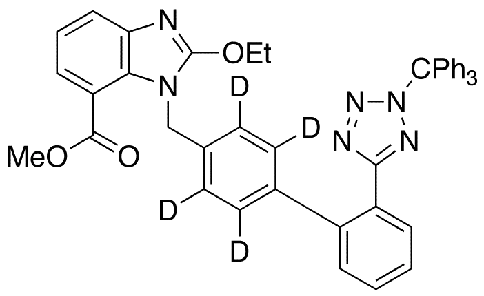 N-Trityl Candesartan Methyl Ester-d4 - image 1