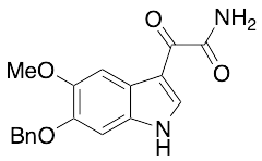 5-Methoxy-Alpha-oxo-6-(phenylmethoxy)-1H-indole-3-acetamide - image 1