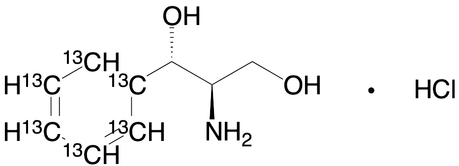 (1S,2R)-2-Amino-1-phenyl-1,3-propanediol-13C6 Hydrochloride - image 1