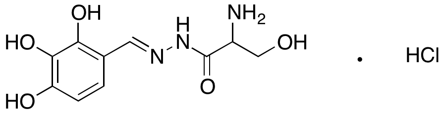 [(2,3,4-Trihydroxyphenyl)methylene]hydrazide-serine Hydrochloride - image 1