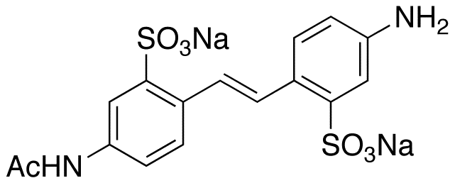 4-Acetamido-4’-aminostilbene-2,2’-disulfonic Acid Disodium Salt - image 1
