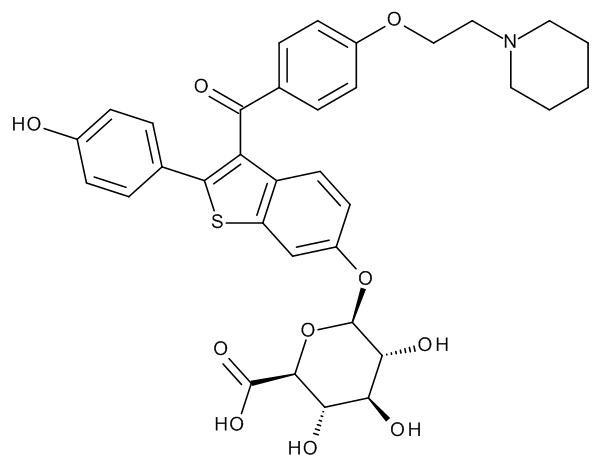 Raloxifene 6-Glucuronide - image 1