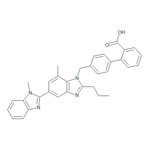 4'-[(1,7'-Dimethyl-2'-propyl[2,5'-bi-1H-benzimidazol]-1'-yl)methyl][1,1'-biphenyl]-2-carboxylic Acid - image 1