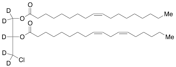 rac 1-Oleoyl-2-linoleoyl-3-chloropropanediol-d5 - image 1
