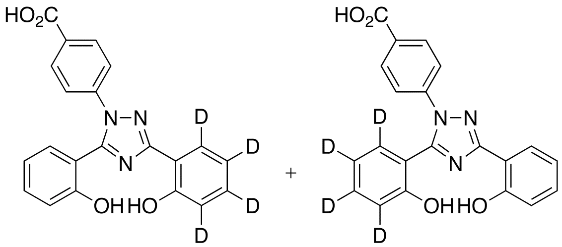 Deferasirox-d4 (major)(Mixture of 6-hydroxyphenyl-d4 isomers) - image 1