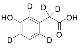 2-(3-Hydroxyphenyl-2,4,6-d3)acetic-2,2-d2 acid - image 1