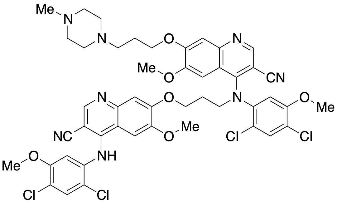 4-((2,4-dichloro-5-methoxyphenyl)amino)-6-methoxy-7-propoxyquinoline-3-carbonitrile Bosutinib - image 1