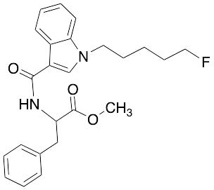Methyl 2-(1-(5-Fluoropentyl)-1H-indole-3-carboxamido)-3-phenylpropanoate - image 1